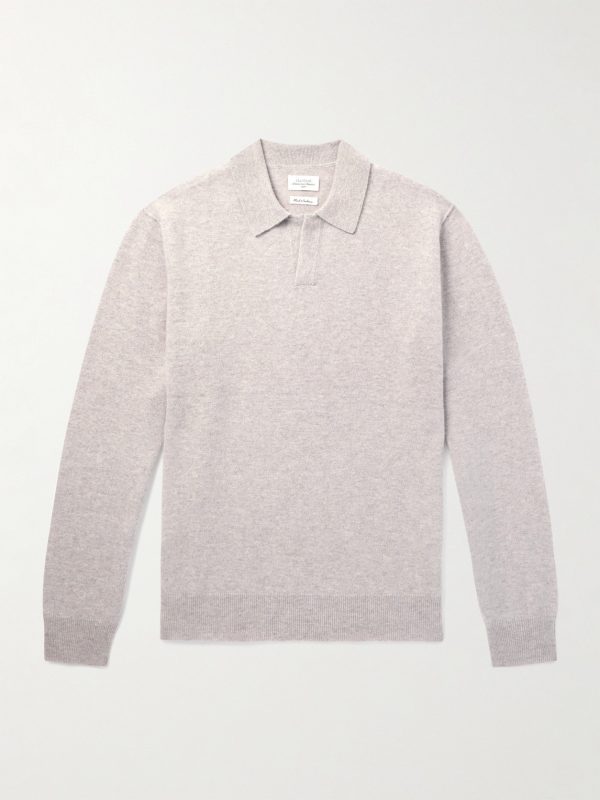 Wool and Cashmere-Blend Polo Shirt Wool and Cashmere-Blend Polo Shirt