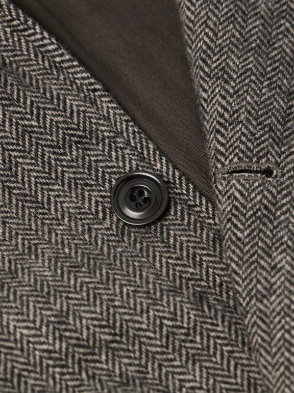 Joey Herringbone Wool-Blend Blazer - CU Joey Herringbone Wool-Blend Blazer - CU