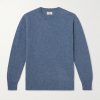 Brushed Shetland Wool Sweater