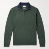 Wool and Cashmere-Blend Half-Zip Sweater