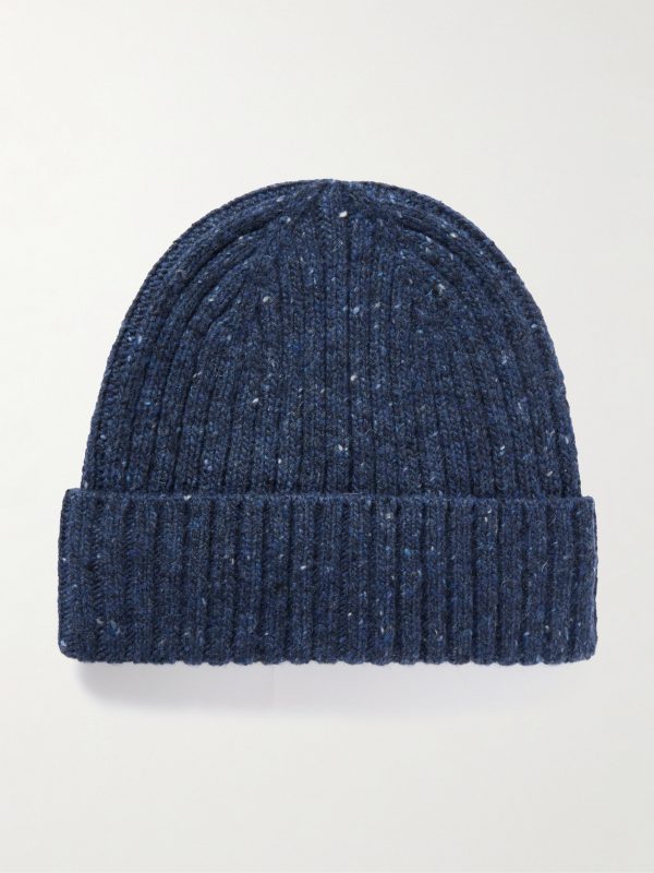 Ribbed Wool-Blend Beanie Ribbed Wool-Blend Beanie