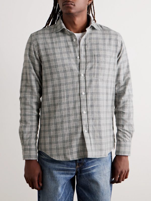 Paul Checked Cotton-Flannel Shirt - FR Paul Checked Cotton-Flannel Shirt - FR