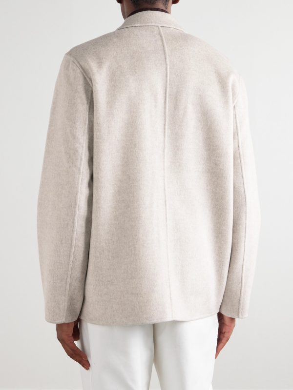 Jay Double-Faced Wool-Blend Jacket - BK