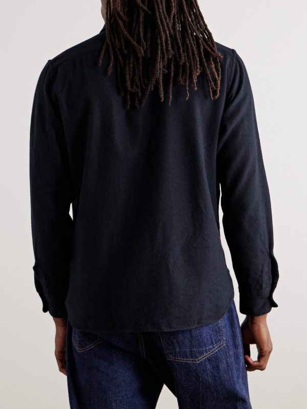 Percey Wool-Blend Flannel Shirt - BK Percey Wool-Blend Flannel Shirt - BK