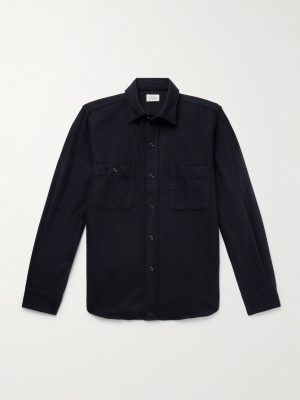 Percey Wool-Blend Flannel Shirt