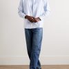 Pitt Button-Down Collar Striped Cotton Shirt - OU