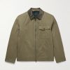 Daren Cotton-Corduroy Trimmed Canvas Jacket Daren Cotton-Corduroy Trimmed Canvas Jacket
