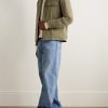 Daren Cotton-Corduroy Trimmed Canvas Jacket - OU Daren Cotton-Corduroy Trimmed Canvas Jacket - OU