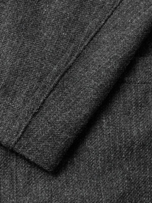 Jonny Recycled Wool-Blend Flannel Blazer - CU Jonny Recycled Wool-Blend Flannel Blazer - CU