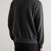 Cotton-Blend Jersey Half-Zip Sweatshirt - BK Cotton-Blend Jersey Half-Zip Sweatshirt - BK