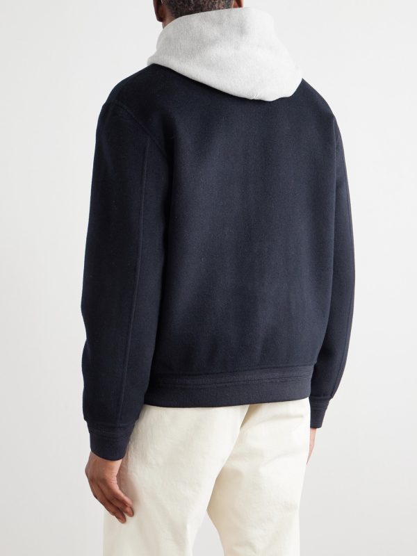 Doug Double-Faced Wool-Blend Jacket - BK Doug Double-Faced Wool-Blend Jacket - BK
