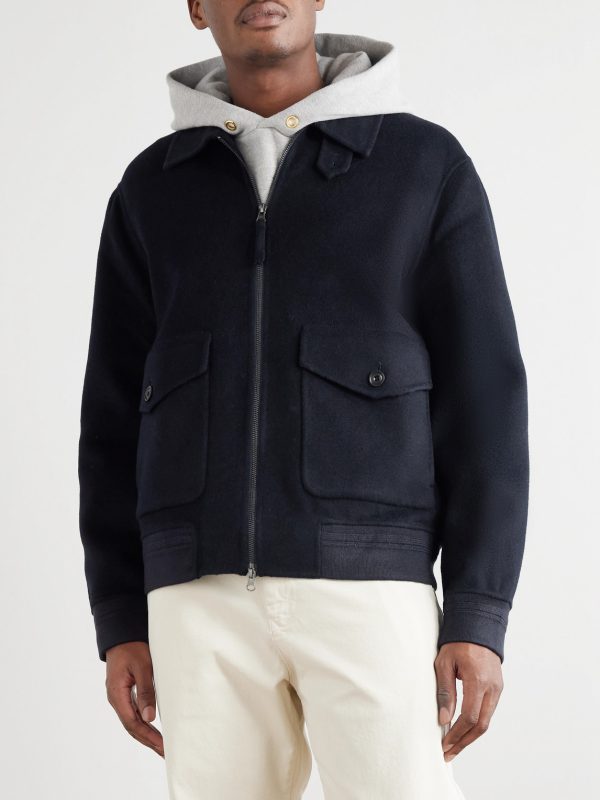 Doug Double-Faced Wool-Blend Jacket - FR Doug Double-Faced Wool-Blend Jacket - FR