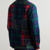 Patchwork Checked Cotton-Flannel Shirt - BK Patchwork Checked Cotton-Flannel Shirt - BK