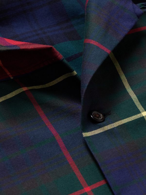 Patchwork Checked Cotton-Flannel Shirt - E1 Patchwork Checked Cotton-Flannel Shirt - E1