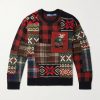 Patchwork Jacquard-Knit Wool and Cashmere-Blend Sweater Patchwork Jacquard-Knit Wool and Cashmere-Blend Sweater