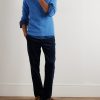 Bedford Slim-Fit Straight-Leg Cotton-Blend Corduroy Trousers - OU
