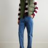 Gorham Logo-Embroidered Quilted Padded Shell Down Gilet - OU Gorham Logo-Embroidered Quilted Padded Shell Down Gilet - OU