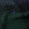 Logo-Embroidered Checked Wool Sweater - CU
