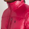 Logo-Embroidered Quilted Recycled-Shell Hooded Down Jacket - E2 Logo-Embroidered Quilted Recycled-Shell Hooded Down Jacket - E2