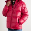 Logo-Embroidered Quilted Recycled-Shell Hooded Down Jacket - FR Logo-Embroidered Quilted Recycled-Shell Hooded Down Jacket - FR