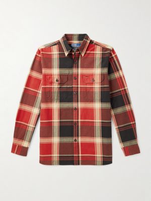 Checked Brushed-Cotton Oxford Shirt Checked Brushed-Cotton Oxford Shirt