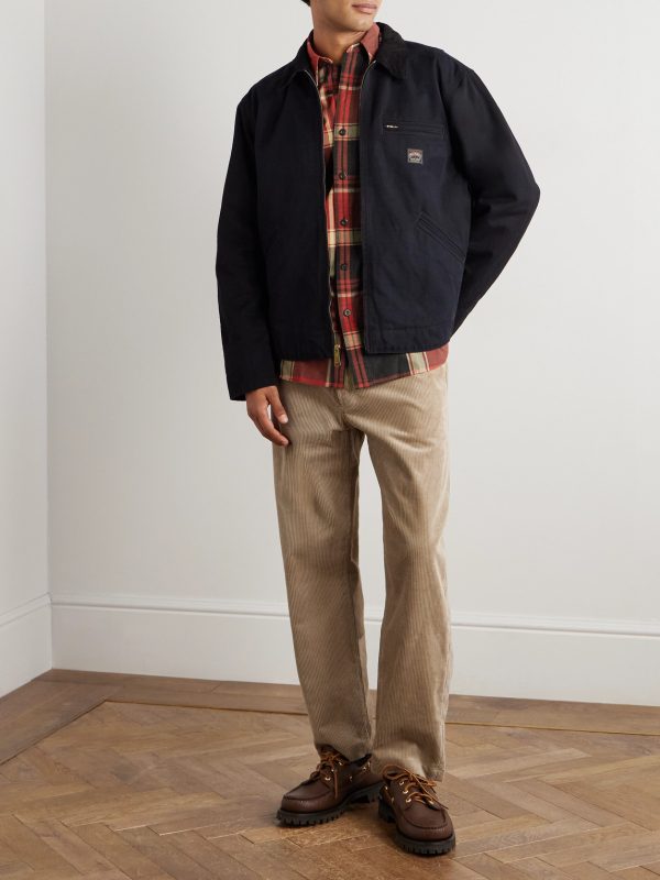 Checked Brushed-Cotton Oxford Shirt - OU