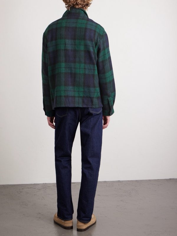 Checked Wool and Alpaca-Blend Overshirt - BK Checked Wool and Alpaca-Blend Overshirt - BK