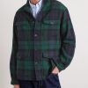 Checked Wool and Alpaca-Blend Overshirt - FR Checked Wool and Alpaca-Blend Overshirt - FR