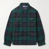 Checked Wool and Alpaca-Blend Overshirt Checked Wool and Alpaca-Blend Overshirt