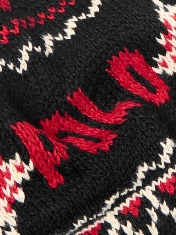 Intarsia Cotton and Cashmere-Blend Sweater - CU Intarsia Cotton and Cashmere-Blend Sweater - CU