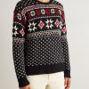 Intarsia Cotton and Cashmere-Blend Sweater - FR Intarsia Cotton and Cashmere-Blend Sweater - FR