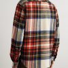 Checked Cotton-Flannel Shirt - BK Checked Cotton-Flannel Shirt - BK