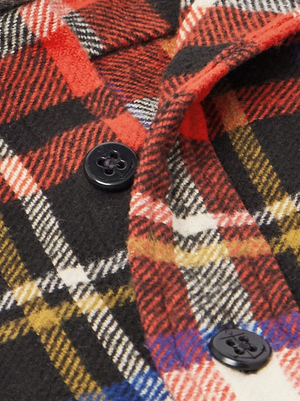 Checked Cotton-Flannel Shirt - CU Checked Cotton-Flannel Shirt - CU