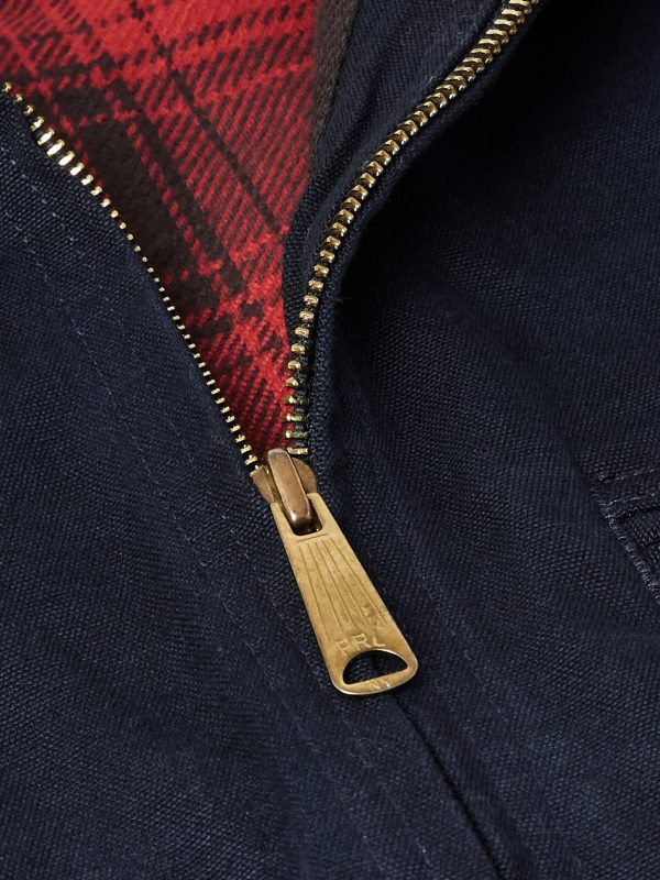 Logo-Appliquéd Corduroy-Trimmed Padded Cotton-Canvas Field Jacket - CU