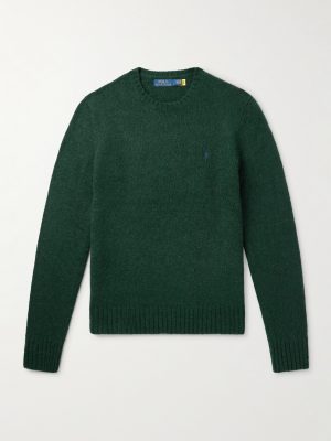 Logo-Embroidered Knitted Sweater Logo-Embroidered Knitted Sweater