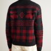 Jacquard-Knit Cardigan - BK Jacquard-Knit Cardigan - BK