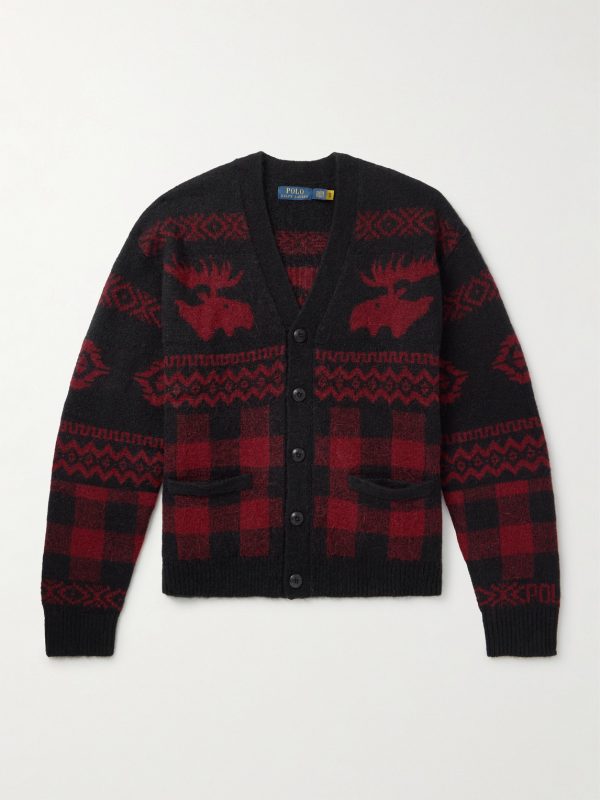 Jacquard-Knit Cardigan Jacquard-Knit Cardigan