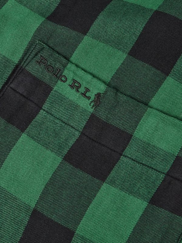 Logo-Embroidered Checked Cotton-Flannel Overshirt - E1 Logo-Embroidered Checked Cotton-Flannel Overshirt - E1