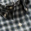 Button-Down Collar Logo-Embroidered Checked Cotton Shirt - CU Button-Down Collar Logo-Embroidered Checked Cotton Shirt - CU
