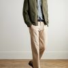 Button-Down Collar Logo-Embroidered Checked Cotton Shirt - OU Button-Down Collar Logo-Embroidered Checked Cotton Shirt - OU