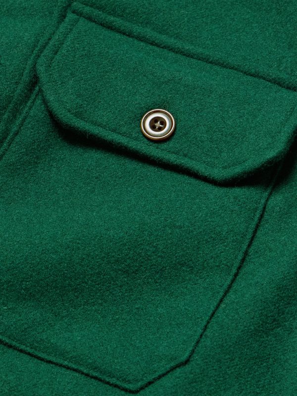 Appliquéd Wool-Flannel Overshirt - E1 Appliquéd Wool-Flannel Overshirt - E1
