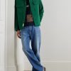 Appliquéd Wool-Flannel Overshirt - OU Appliquéd Wool-Flannel Overshirt - OU