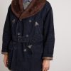 Shearling-Trimmed Cotton-Corduroy Coat - FR Shearling-Trimmed Cotton-Corduroy Coat - FR