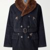 Shearling-Trimmed Cotton-Corduroy Coat Shearling-Trimmed Cotton-Corduroy Coat