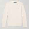 Logo-Embroidered Wool-Blend Sweater