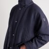 Logo-Appliquéd Cotton Corduroy-Trimmed Wool-Twill Jacket - CU Logo-Appliquéd Cotton Corduroy-Trimmed Wool-Twill Jacket - CU