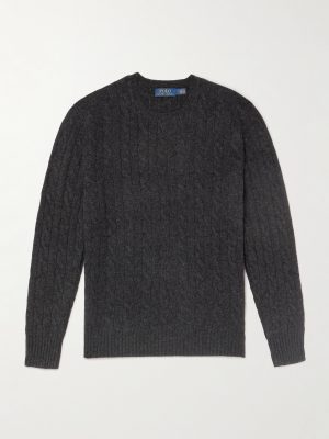 Cable-Knit Wool and Cashmere-Blend Sweater Cable-Knit Wool and Cashmere-Blend Sweater