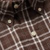 Button-Down Checked Logo-Embroidered Cotton Shirt - CU Button-Down Checked Logo-Embroidered Cotton Shirt - CU