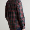 Button-Down Checked Logo-Embroidered Cotton Shirt - BK Button-Down Checked Logo-Embroidered Cotton Shirt - BK