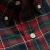 Button-Down Checked Logo-Embroidered Cotton Shirt - CU Button-Down Checked Logo-Embroidered Cotton Shirt - CU